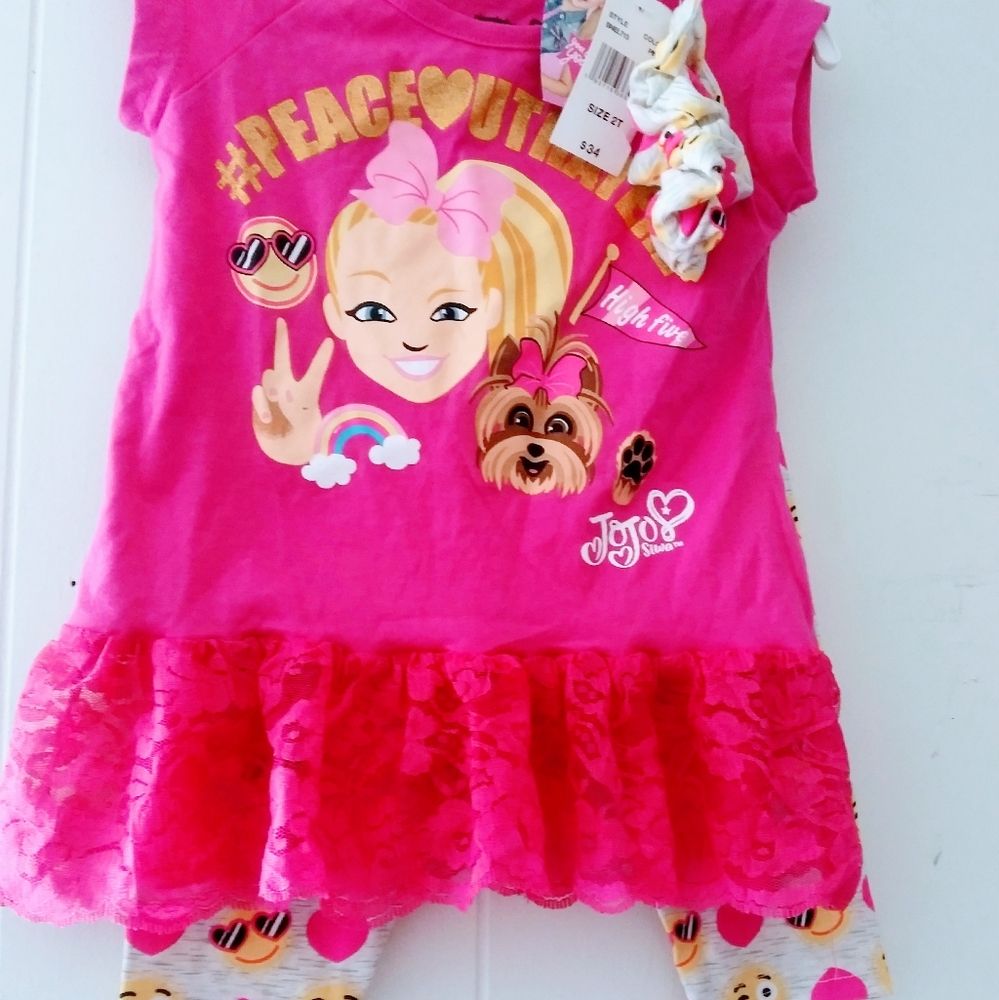 NICKELODEON JOJO SIWA 3PC SET 2T